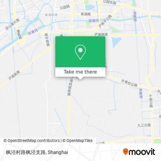 枫泾村路枫泾支路 map
