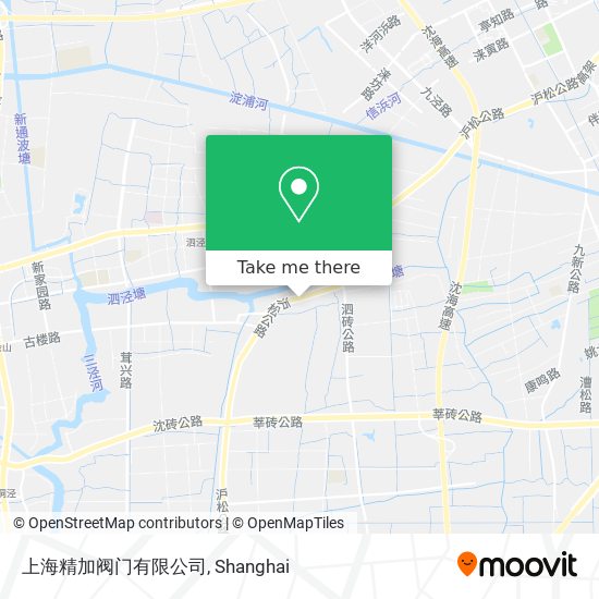 上海精加阀门有限公司 map