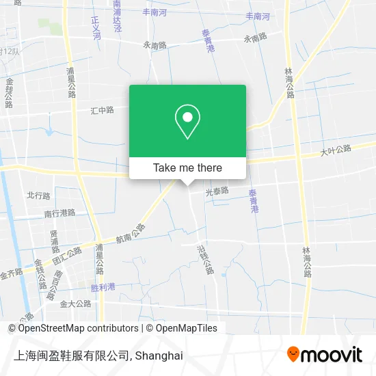 上海闽盈鞋服有限公司 map