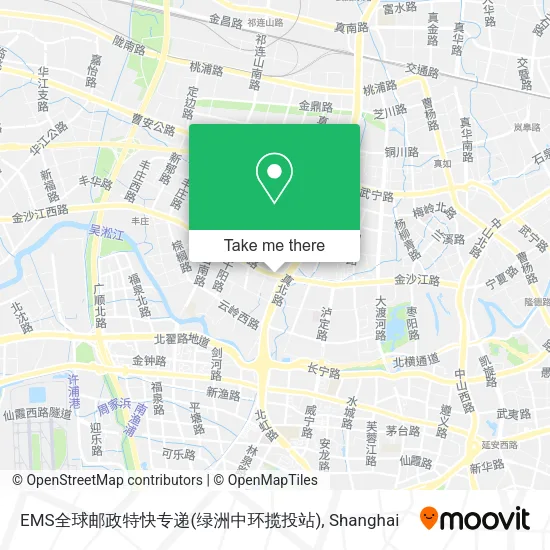 EMS全球邮政特快专递(绿洲中环揽投站) map