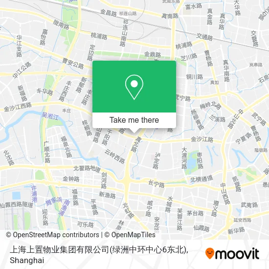 上海上置物业集团有限公司(绿洲中环中心6东北) map
