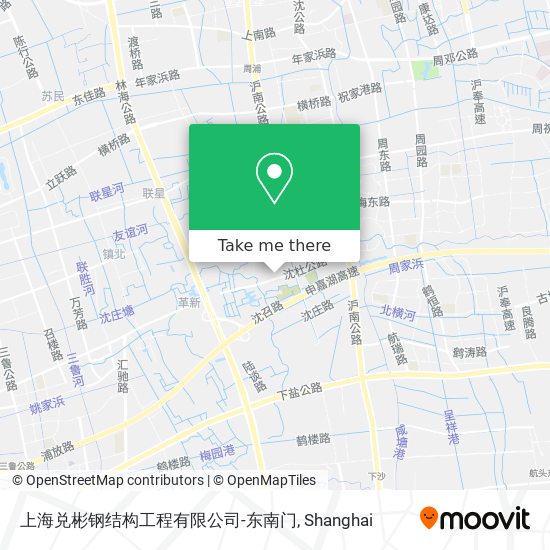 上海兑彬钢结构工程有限公司-东南门 map
