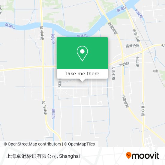 上海卓逊标识有限公司 map