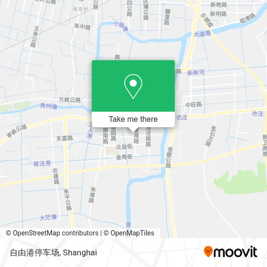 自由港停车场 map
