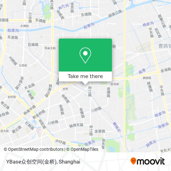 YBase众创空间(金桥) map