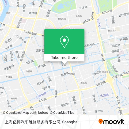 上海亿博汽车维修服务有限公司 map