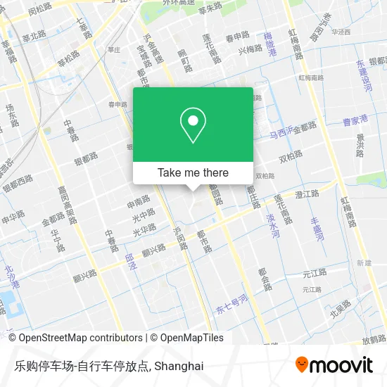乐购停车场-自行车停放点 map