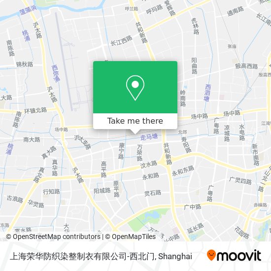 上海荣华防织染整制衣有限公司-西北门 map