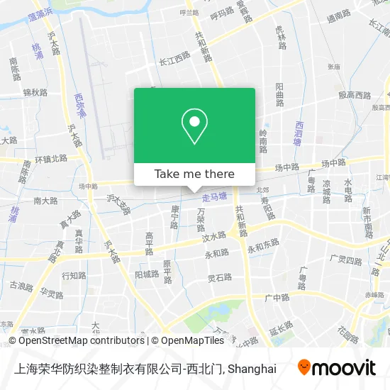上海荣华防织染整制衣有限公司-西北门 map