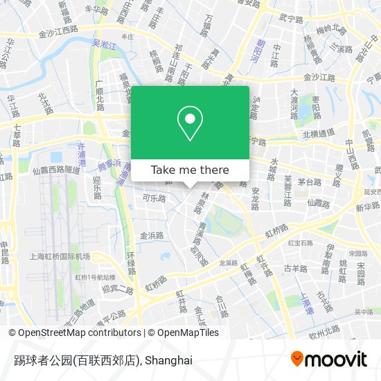 踢球者公园(百联西郊店) map