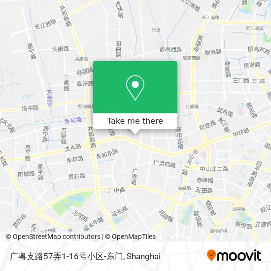 广粤支路57弄1-16号小区-东门 map