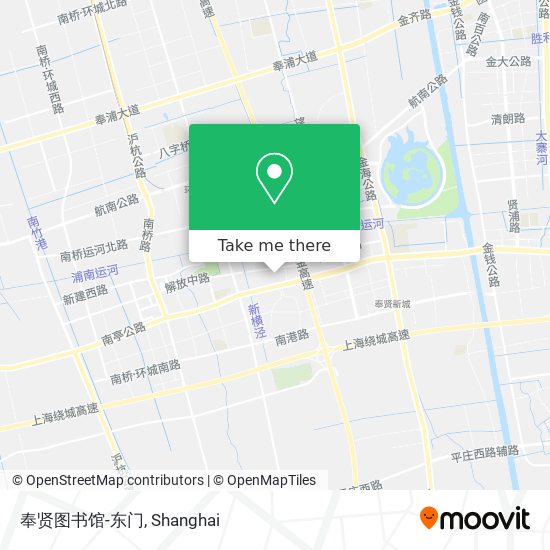 奉贤图书馆-东门 map