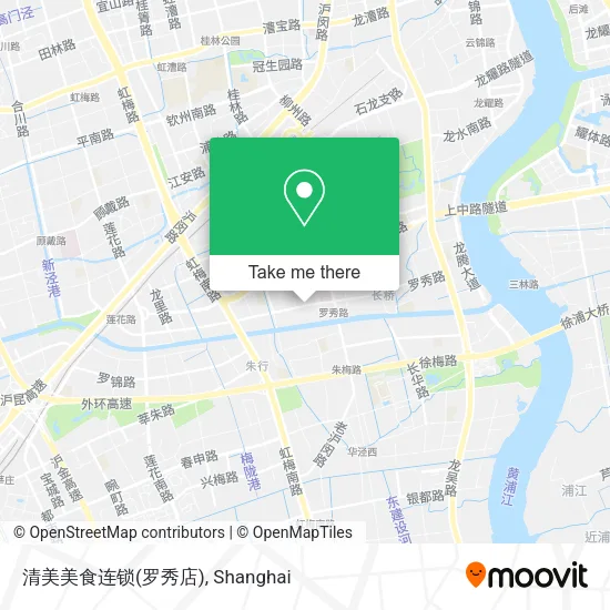 清美美食连锁(罗秀店) map