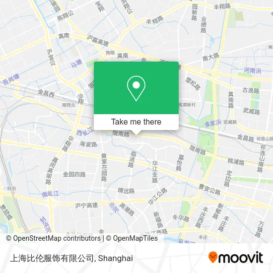 上海比伦服饰有限公司 map