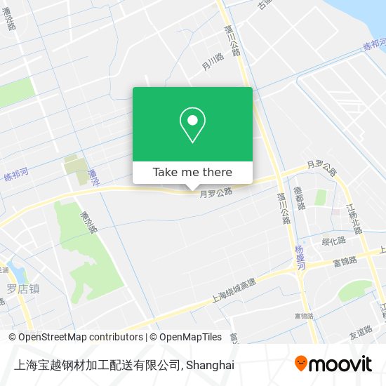 上海宝越钢材加工配送有限公司 map