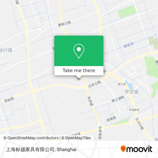 上海标越家具有限公司 map