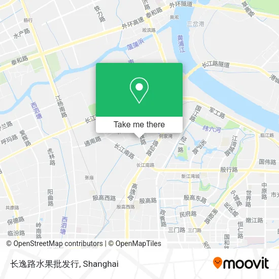 长逸路水果批发行 map