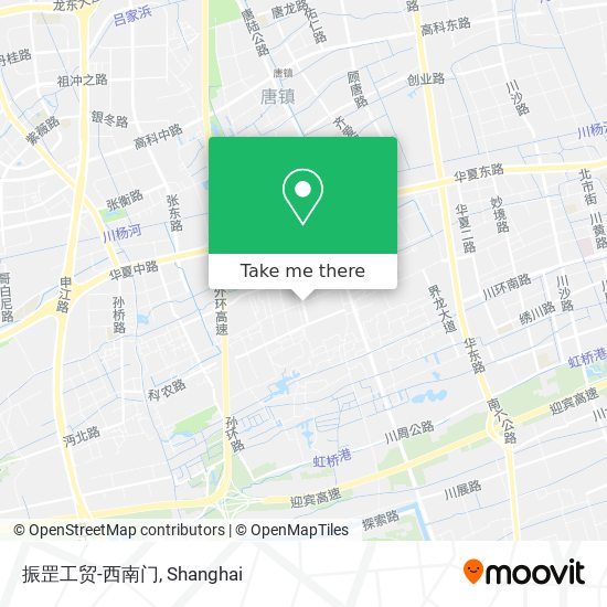 振罡工贸-西南门 map