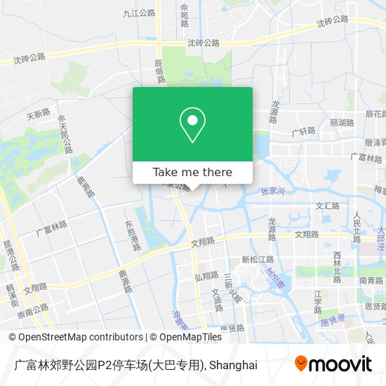 广富林郊野公园P2停车场(大巴专用) map