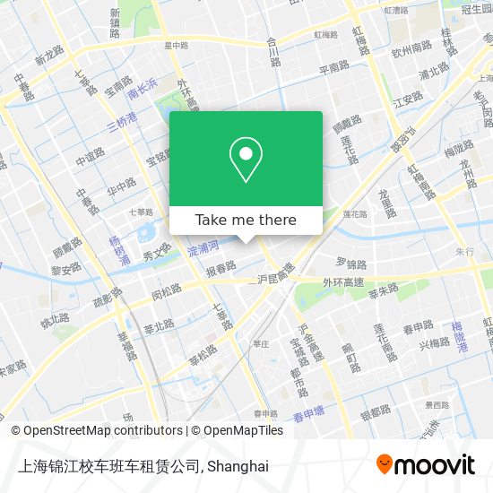 上海锦江校车班车租赁公司 map