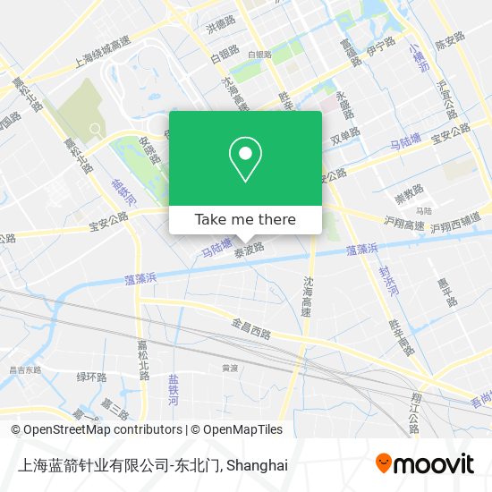 上海蓝箭针业有限公司-东北门 map