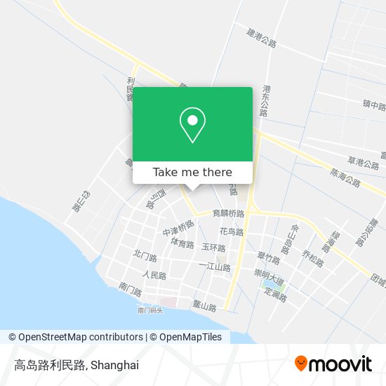 高岛路利民路 map