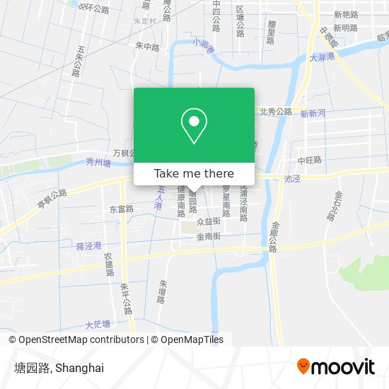 塘园路 map