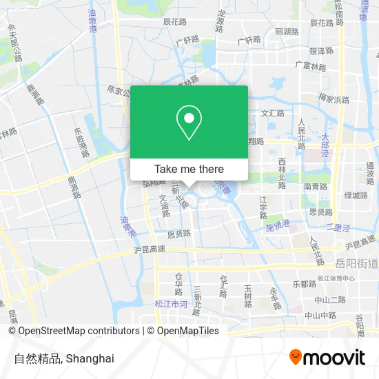 自然精品 map
