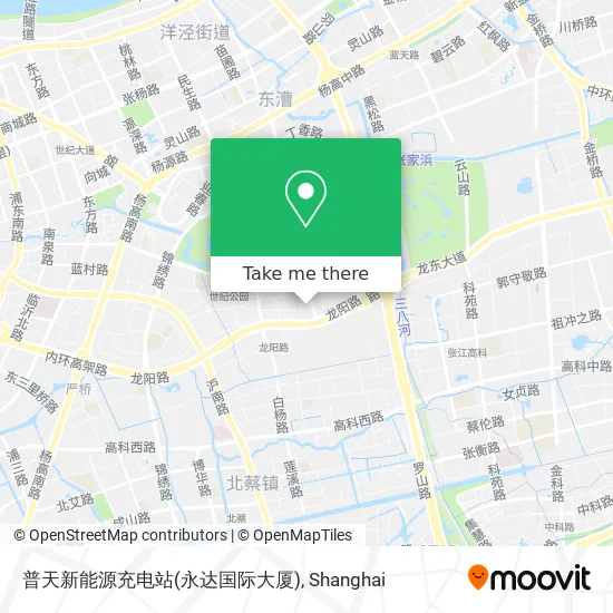 普天新能源充电站(永达国际大厦) map