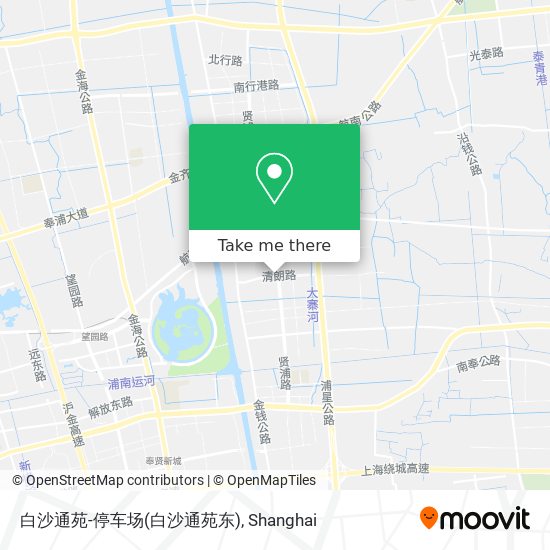 白沙通苑-停车场(白沙通苑东) map