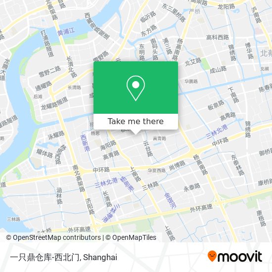 一只鼎仓库-西北门 map