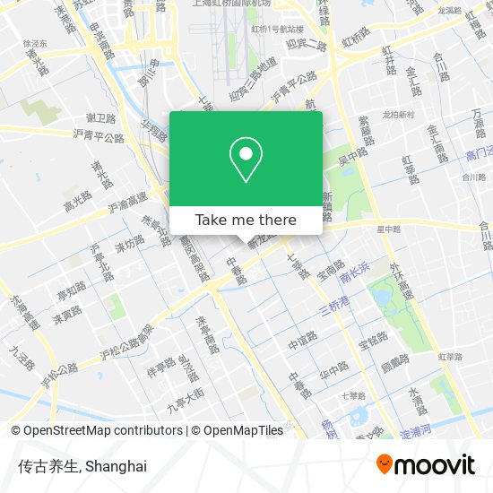 传古养生 map