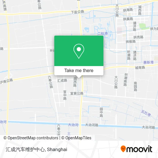 汇成汽车维护中心 map