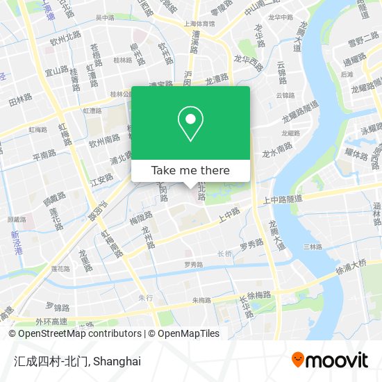 汇成四村-北门 map
