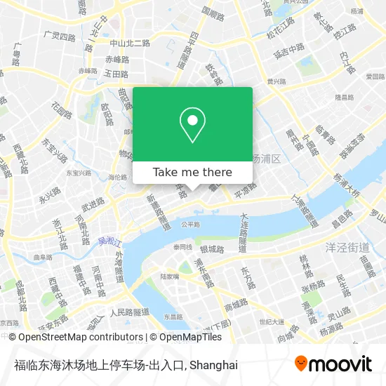福临东海沐场地上停车场-出入口 map