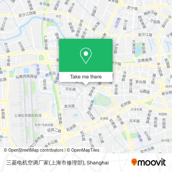 三菱电机空调厂家(上海市修理部) map