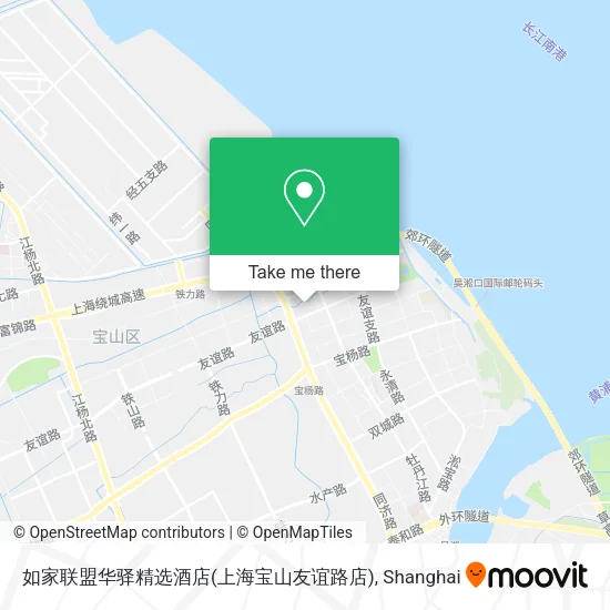 如家联盟华驿精选酒店(上海宝山友谊路店) map