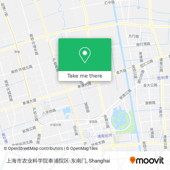上海市农业科学院奉浦院区-东南门 map