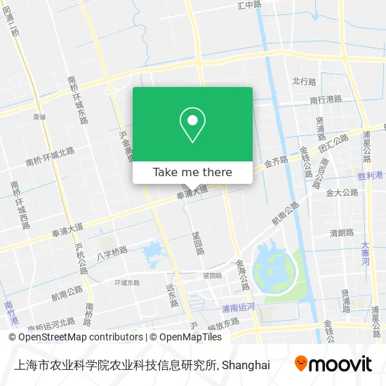 上海市农业科学院农业科技信息研究所 map