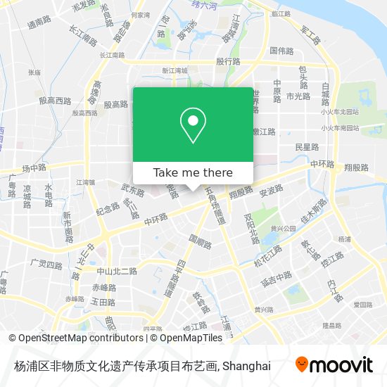 杨浦区非物质文化遗产传承项目布艺画 map
