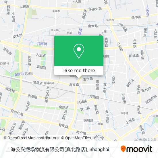 上海公兴搬场物流有限公司(真北路店) map