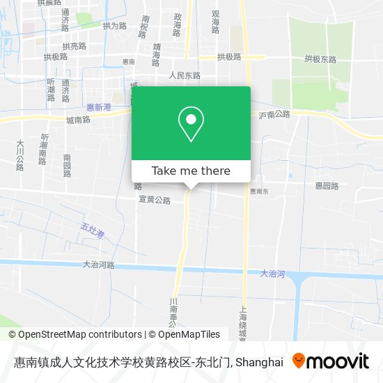 惠南镇成人文化技术学校黄路校区-东北门 map