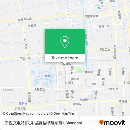 安悦充电站(民乐城惠益绿苑东苑) map