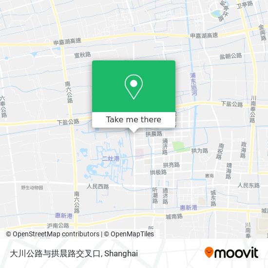 大川公路与拱晨路交叉口 map