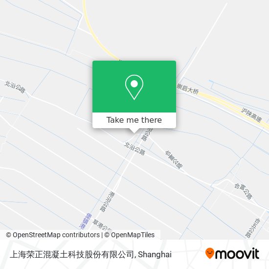 上海荣正混凝土科技股份有限公司 map