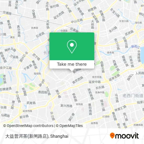 大益普洱茶(新闸路店) map