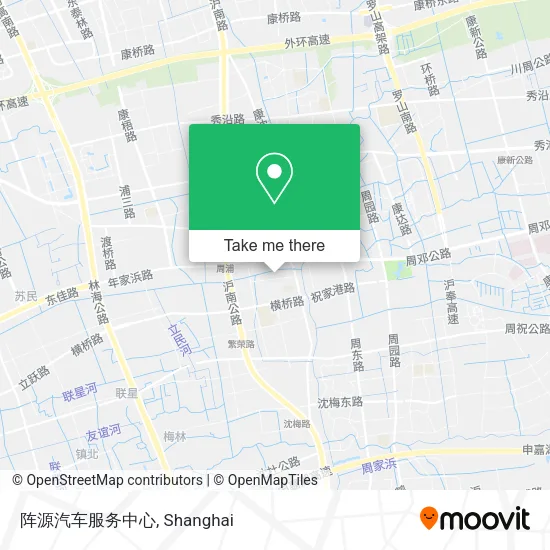 阵源汽车服务中心 map