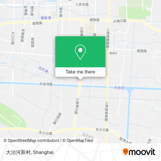 大治河新村 map
