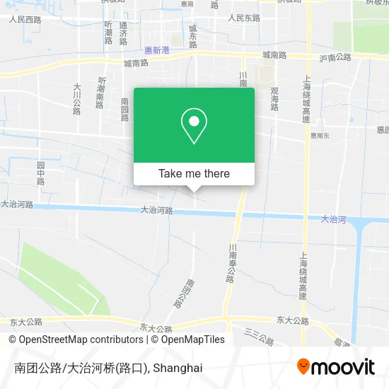 南团公路/大治河桥(路口) map