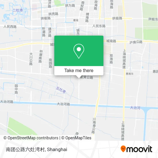 南团公路六灶湾村 map